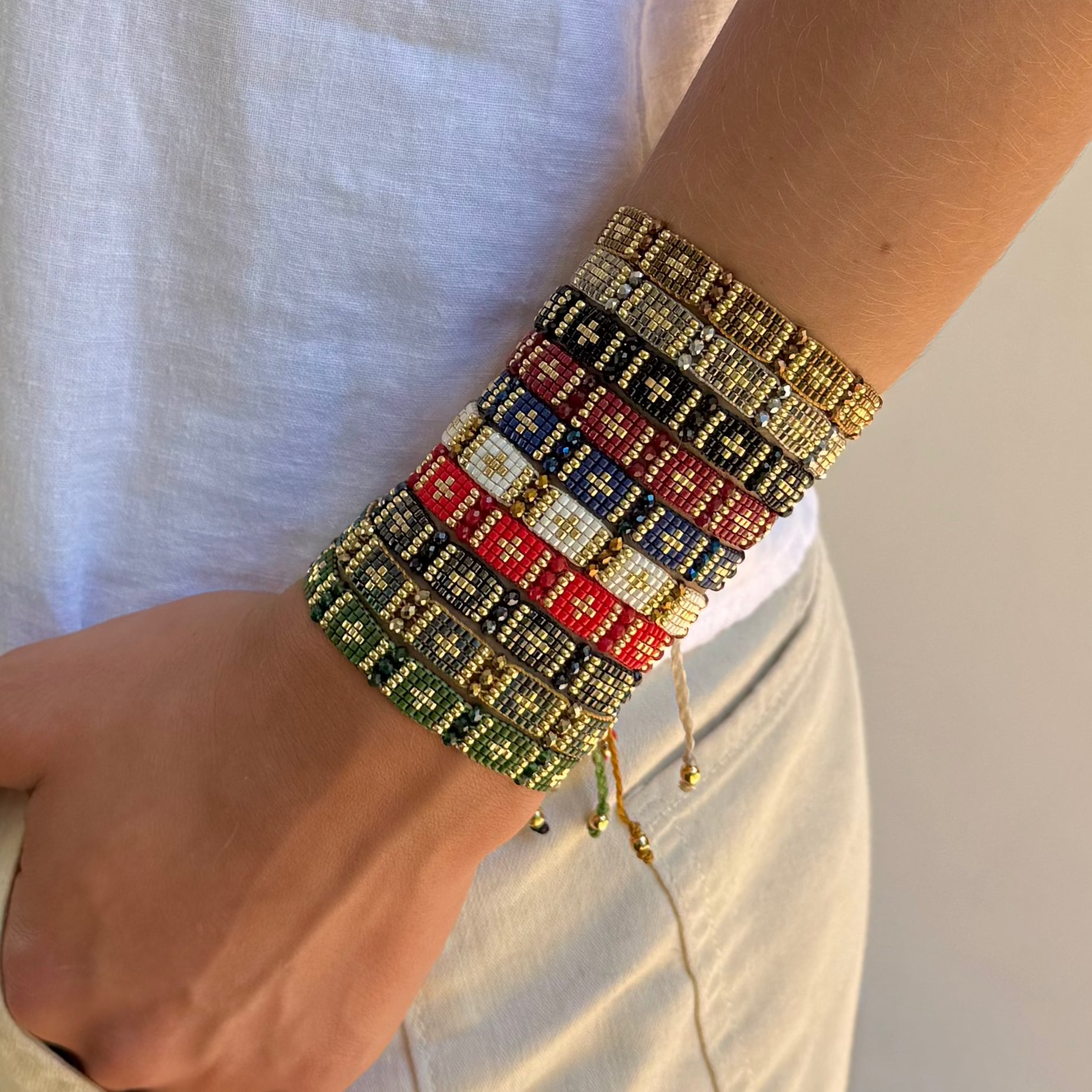 Pulsera Azulejos Cruces