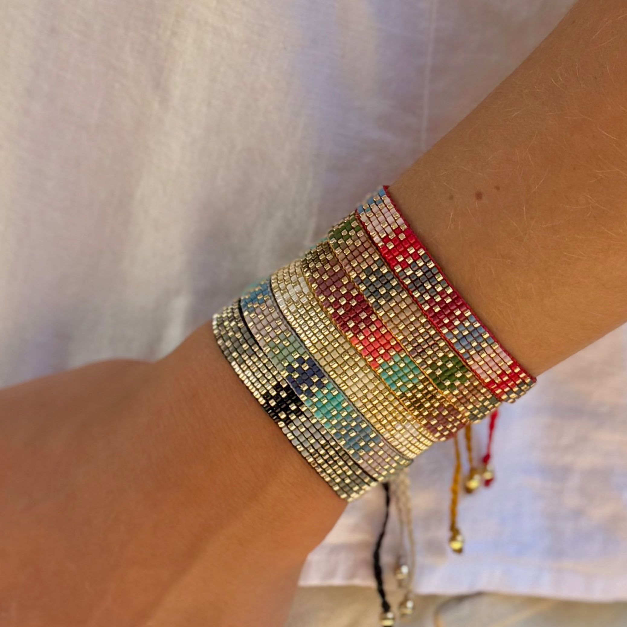 Pulsera Quintuple Entrelazada