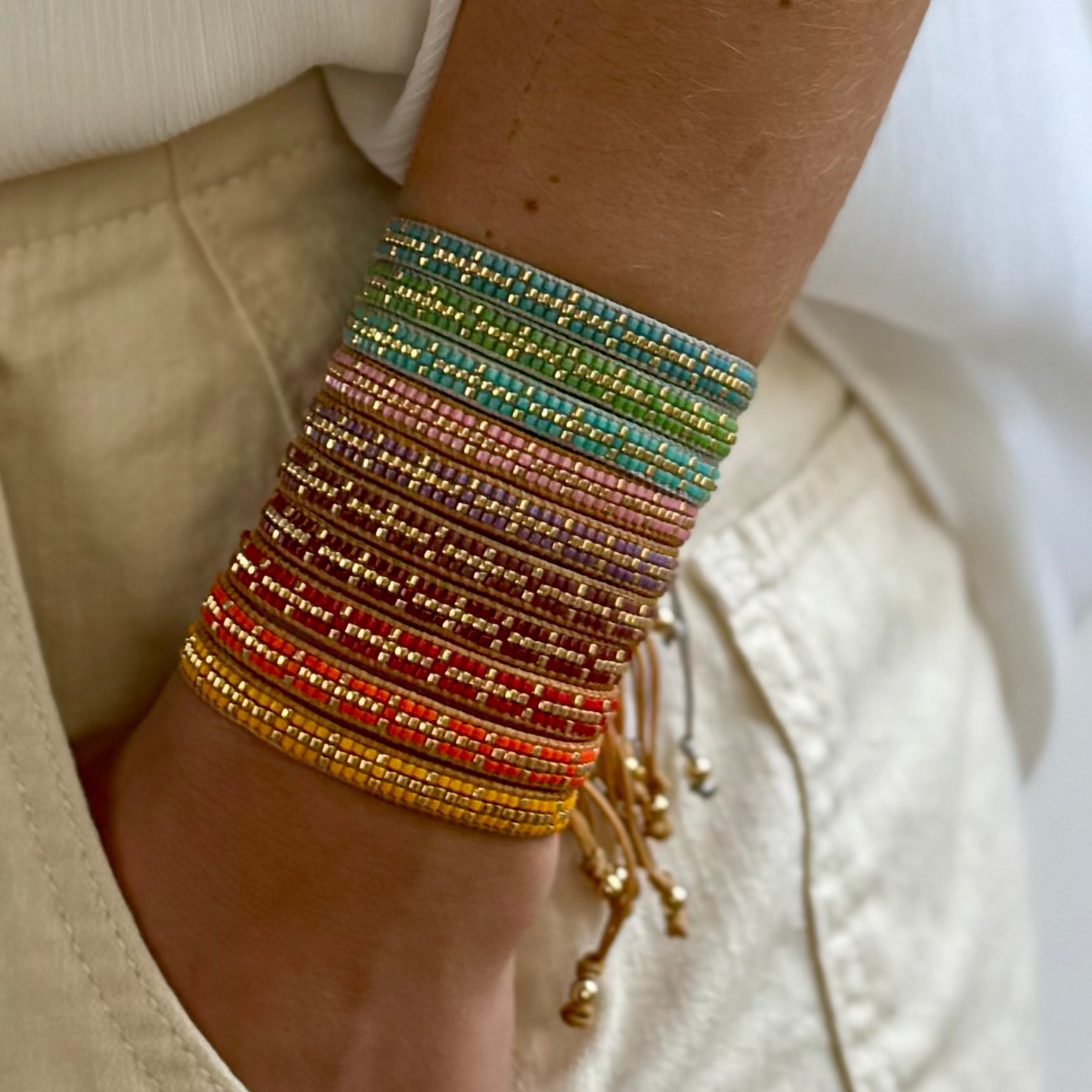 Pulsera Triple con Diseño