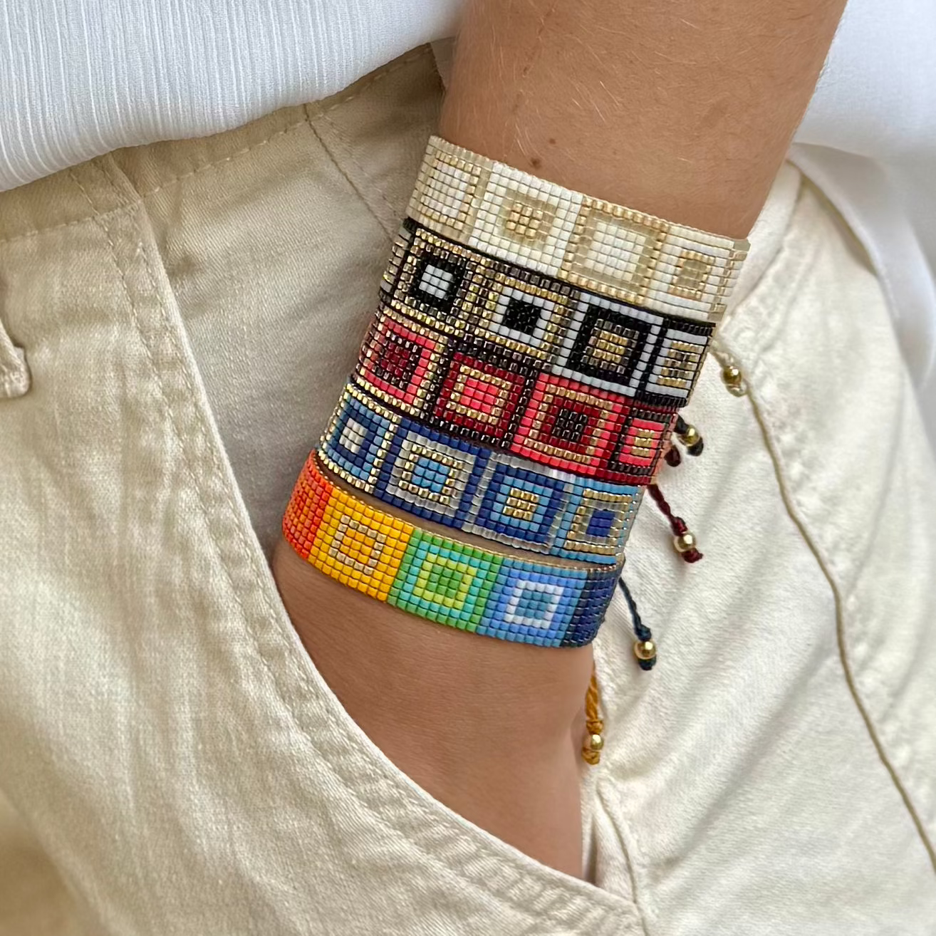 Pulsera Cuadros