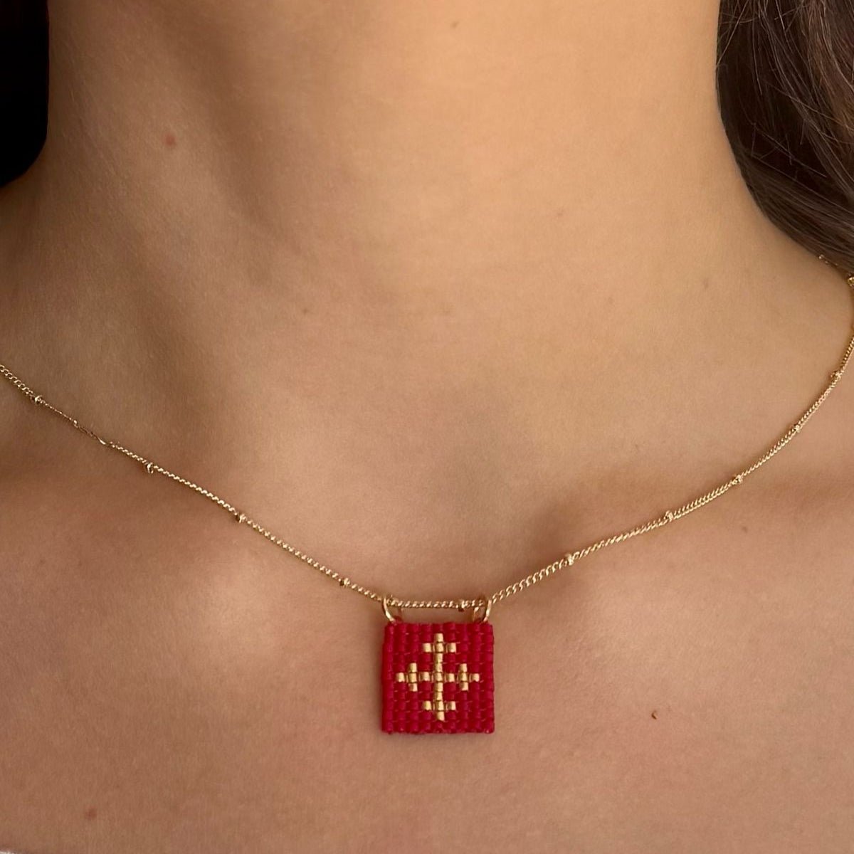 Cadena Escapulario - Cuatro a Mano