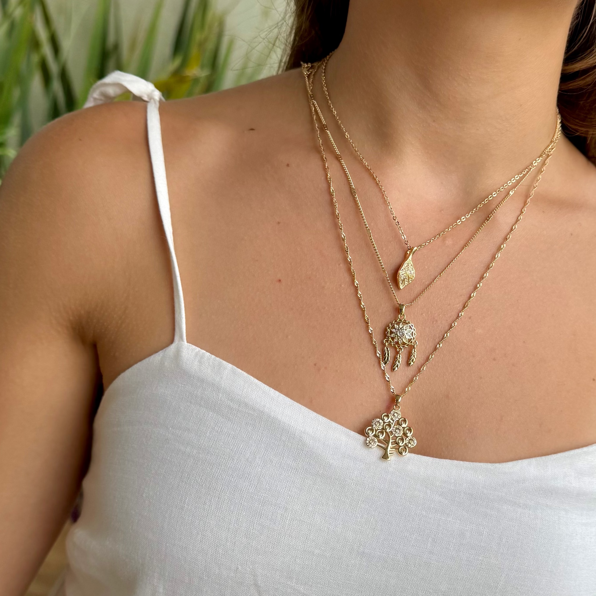 Cadena Triple Charms 2