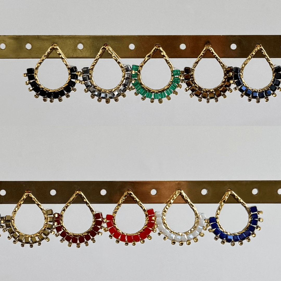 Arete Medio Ovalo - Cuatro a Mano