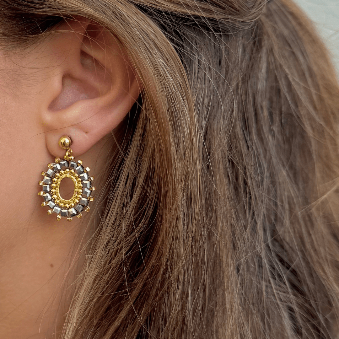 Arete Ovalo - Cuatro a Mano