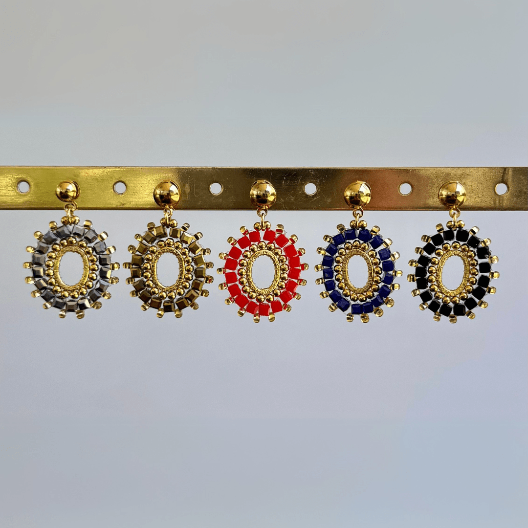 Arete Ovalo - Cuatro a Mano