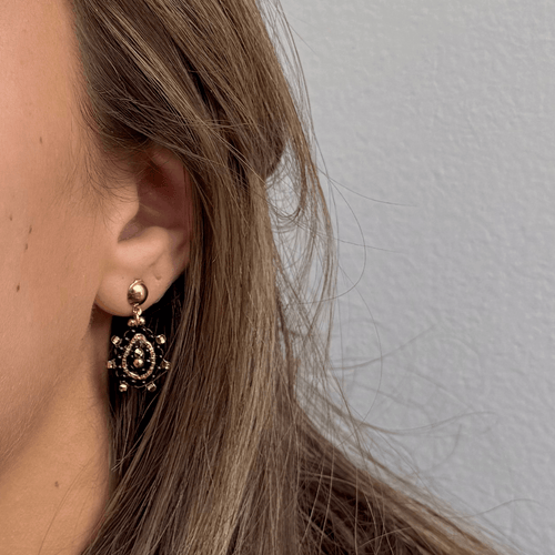 Arete Ovalo Mini - Cuatro a Mano