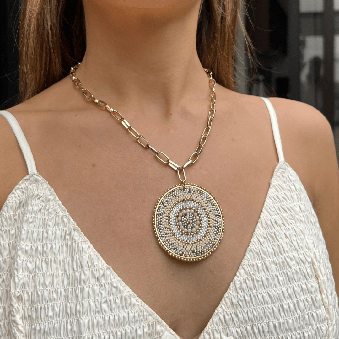 Cadena Mandala Mega Miyuki - Cuatro a Mano