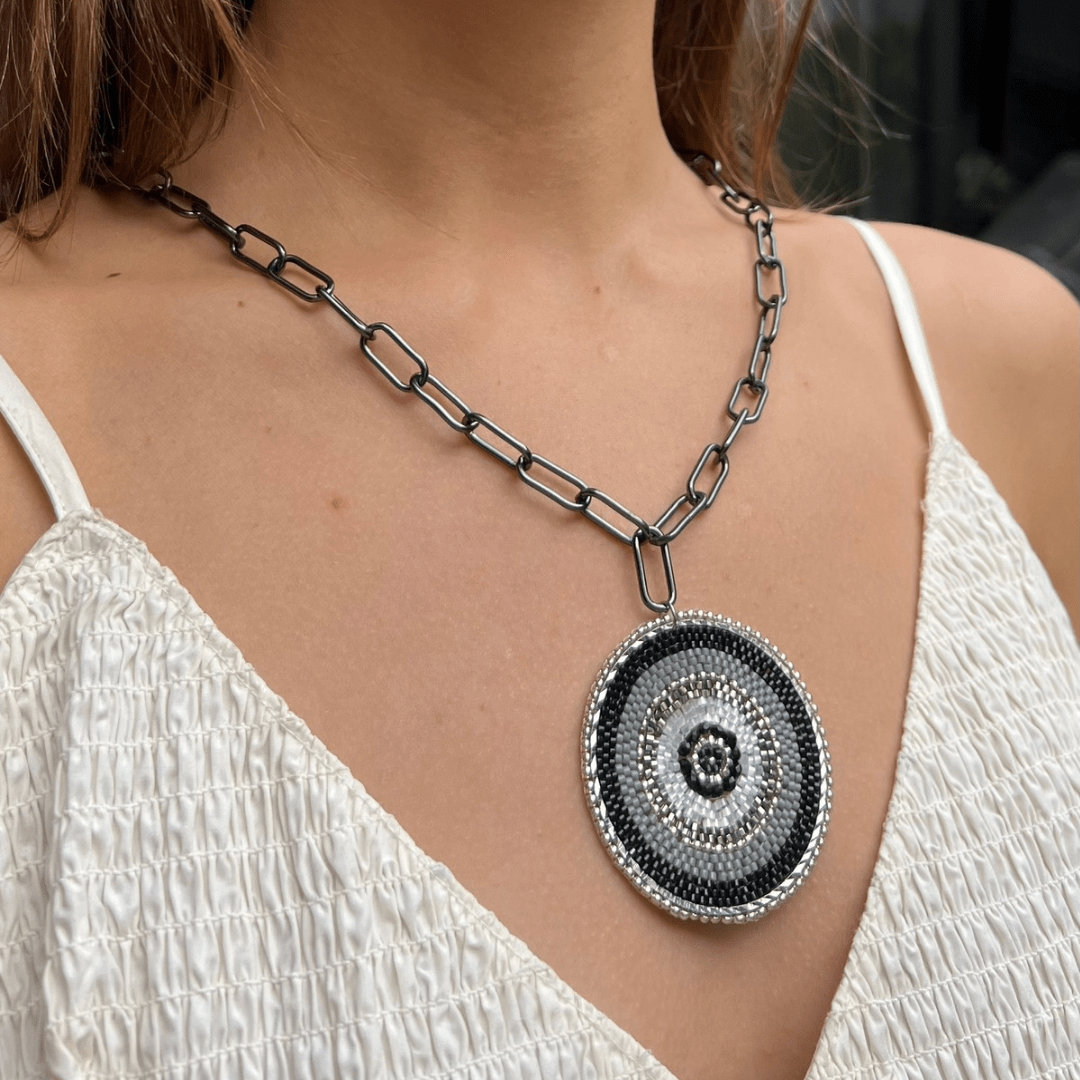 Cadena Mandala Mega Miyuki - Cuatro a Mano