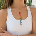 Collar Corbatín 7 Chakras XL - Cuatro a Mano