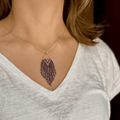Collar Rombo con Flecos - Cuatro a Mano