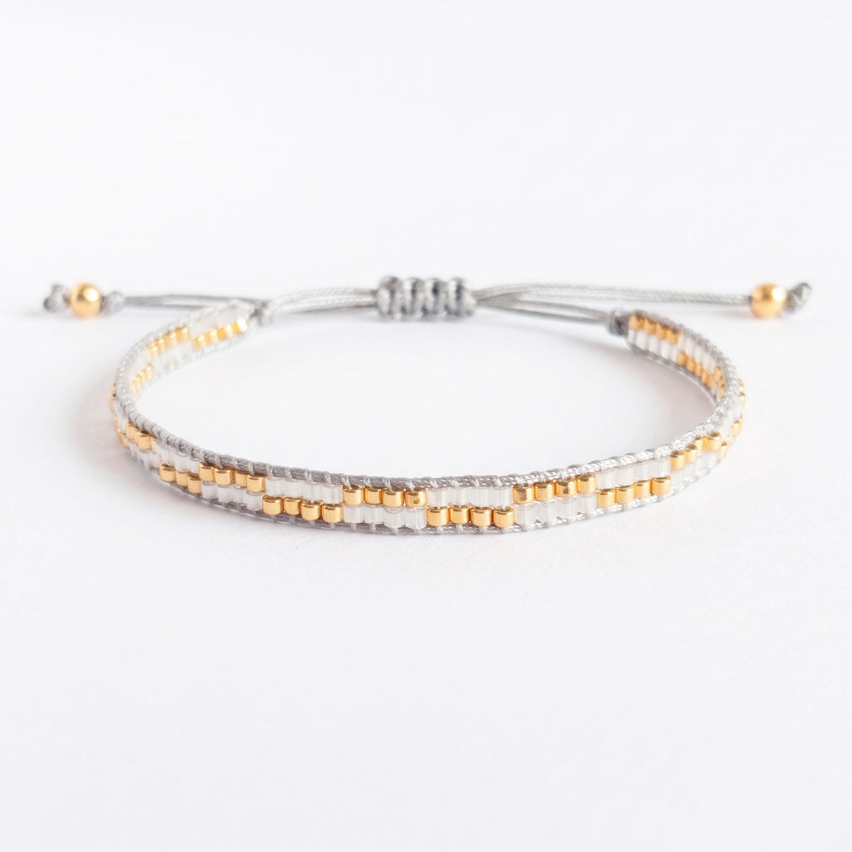 Pulsera 2 líneas Barras - Cuatro a Mano