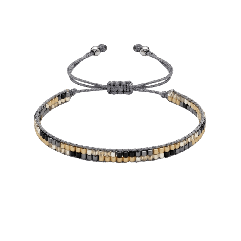 Pulsera 2 líneas Bicolor - Cuatro a Mano