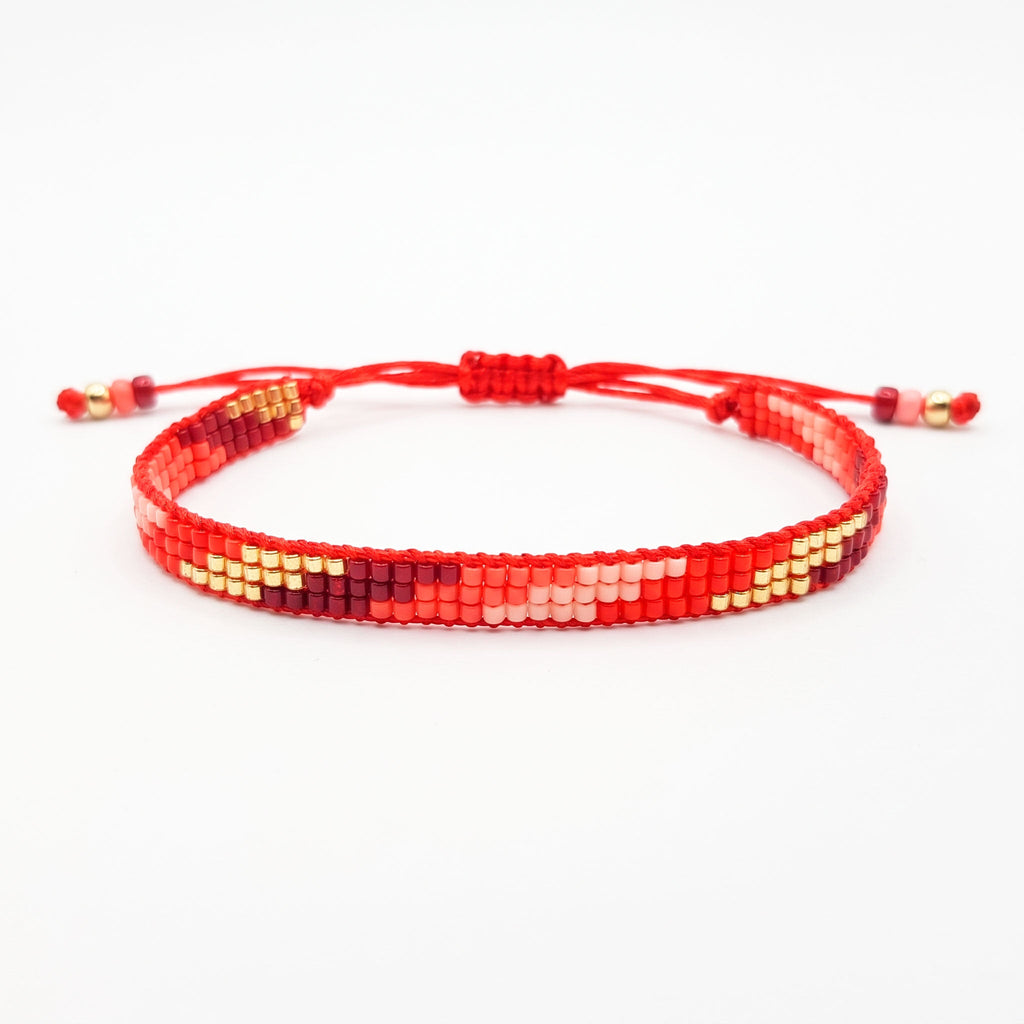 Pulsera 3 líneas Grecas - Cuatro a Mano