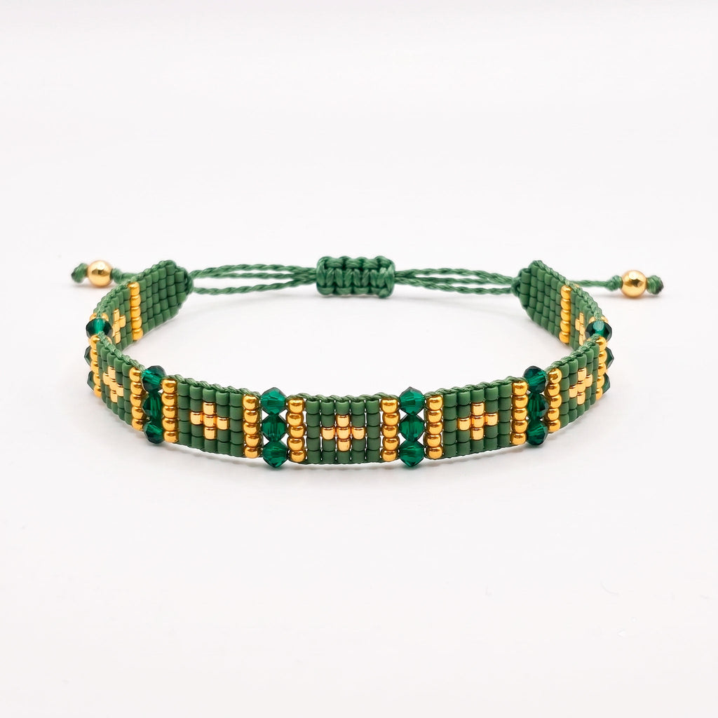 Pulsera Azulejos Cruces - Cuatro a Mano