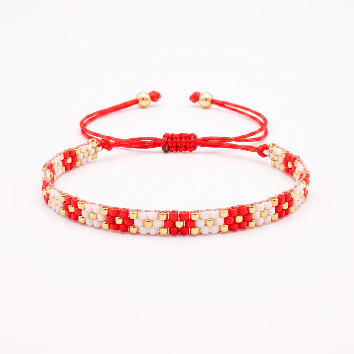 Pulsera Brick Flores - Cuatro a Mano