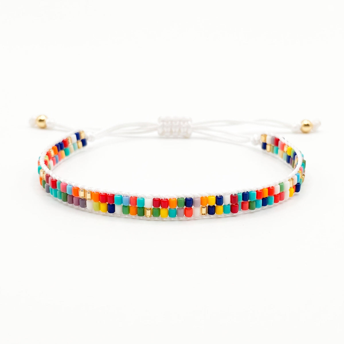 Pulsera Doble Tuttifruti - Cuatro a Mano