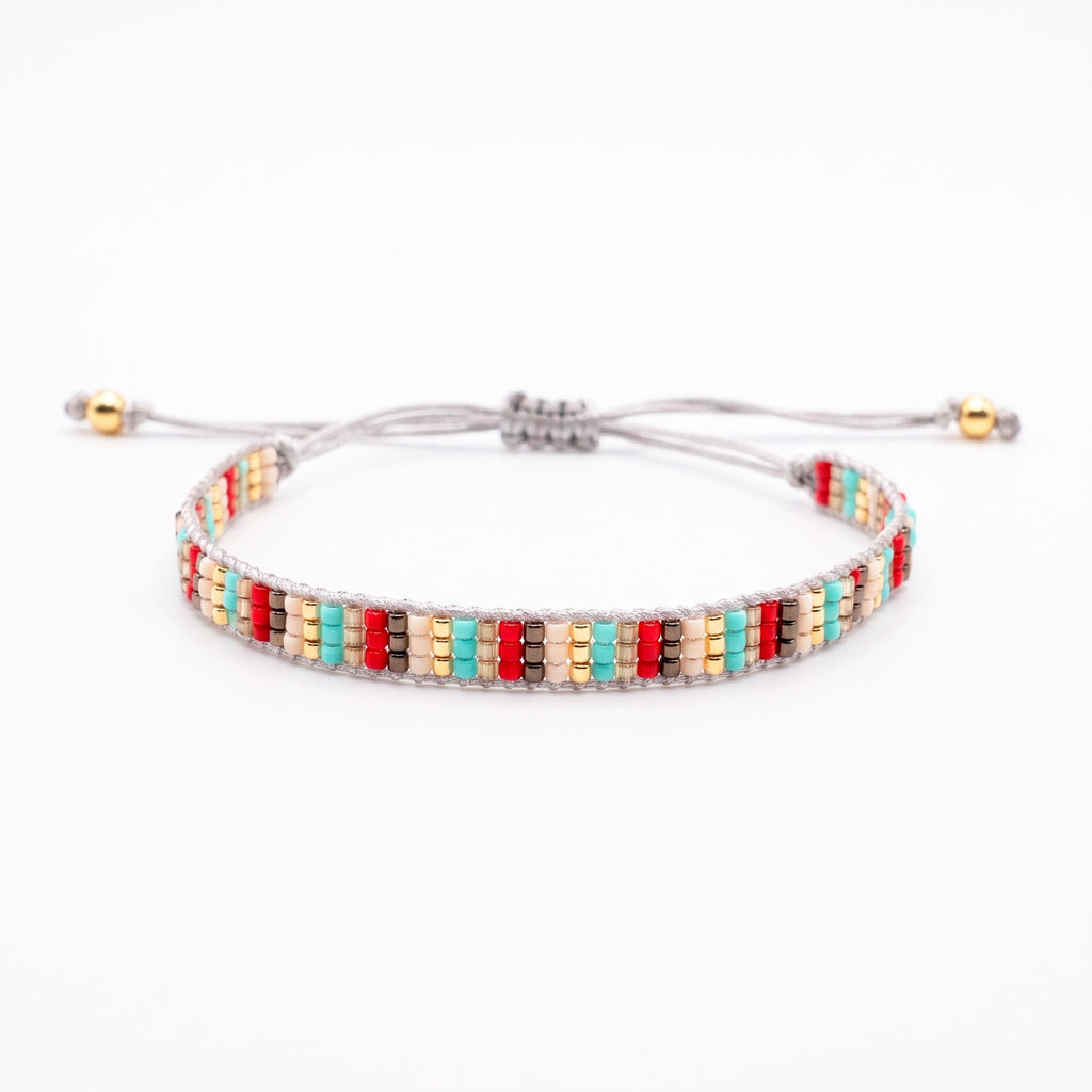 Pulsera Estaciones 3 líneas - Cuatro a Mano