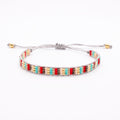 Pulsera Estaciones 3 líneas - Cuatro a Mano