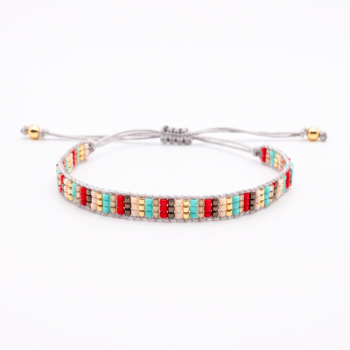 Pulsera Estaciones 3 líneas - Cuatro a Mano