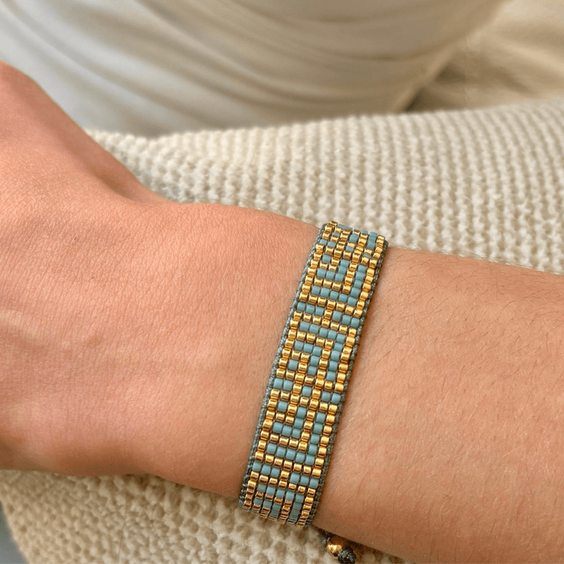 Pulsera Grecas - Cuatro a Mano