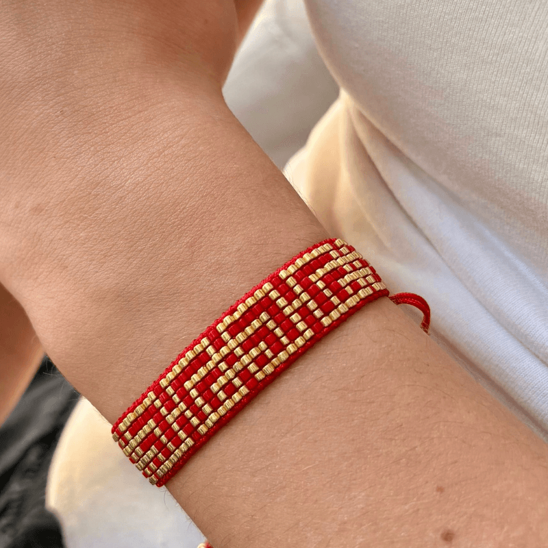 Pulsera Grecas - Cuatro a Mano