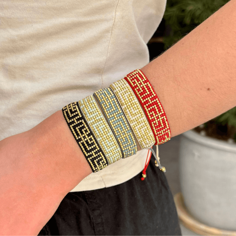 Pulsera Grecas - Cuatro a Mano