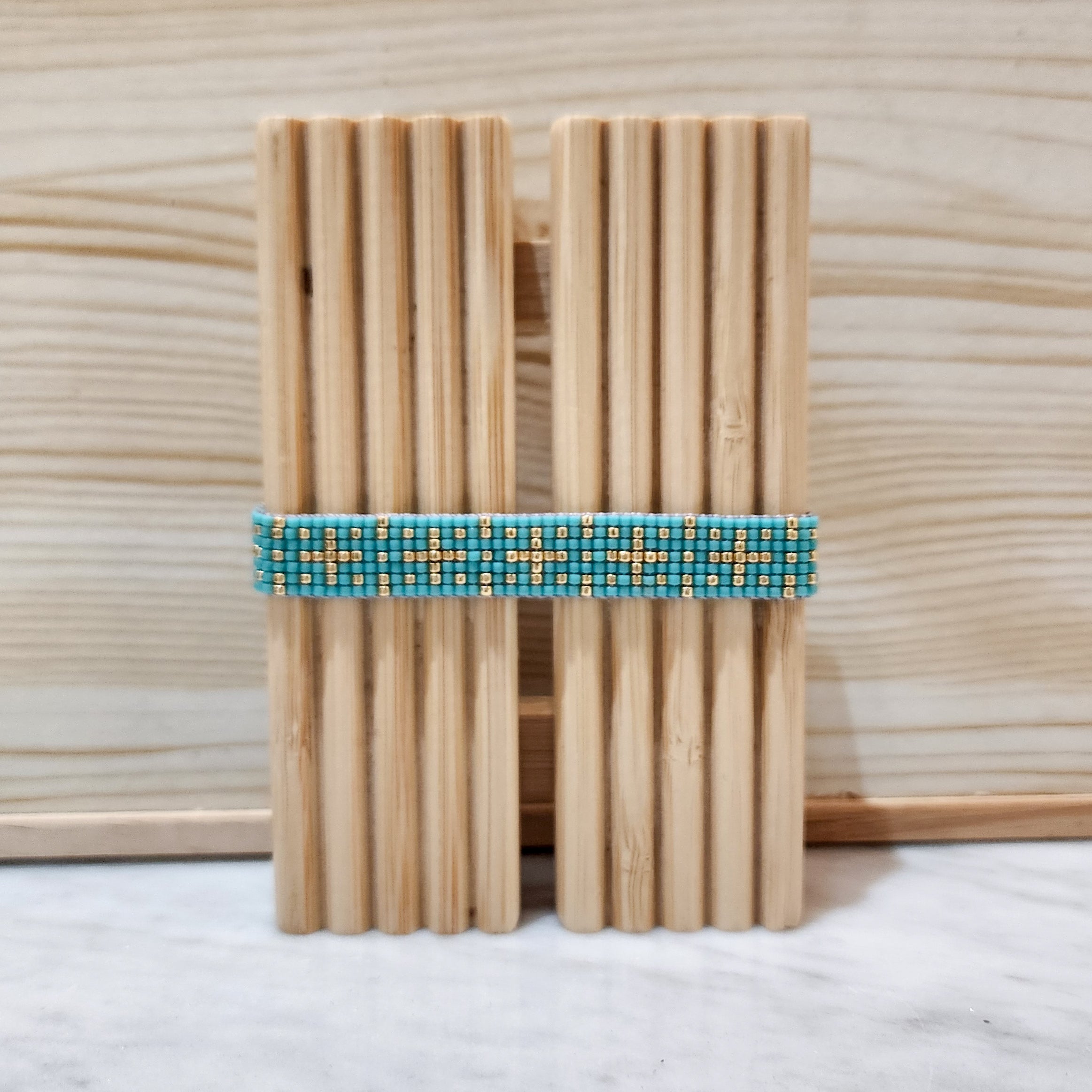 Pulsera Natura Cruces - Cuatro a Mano