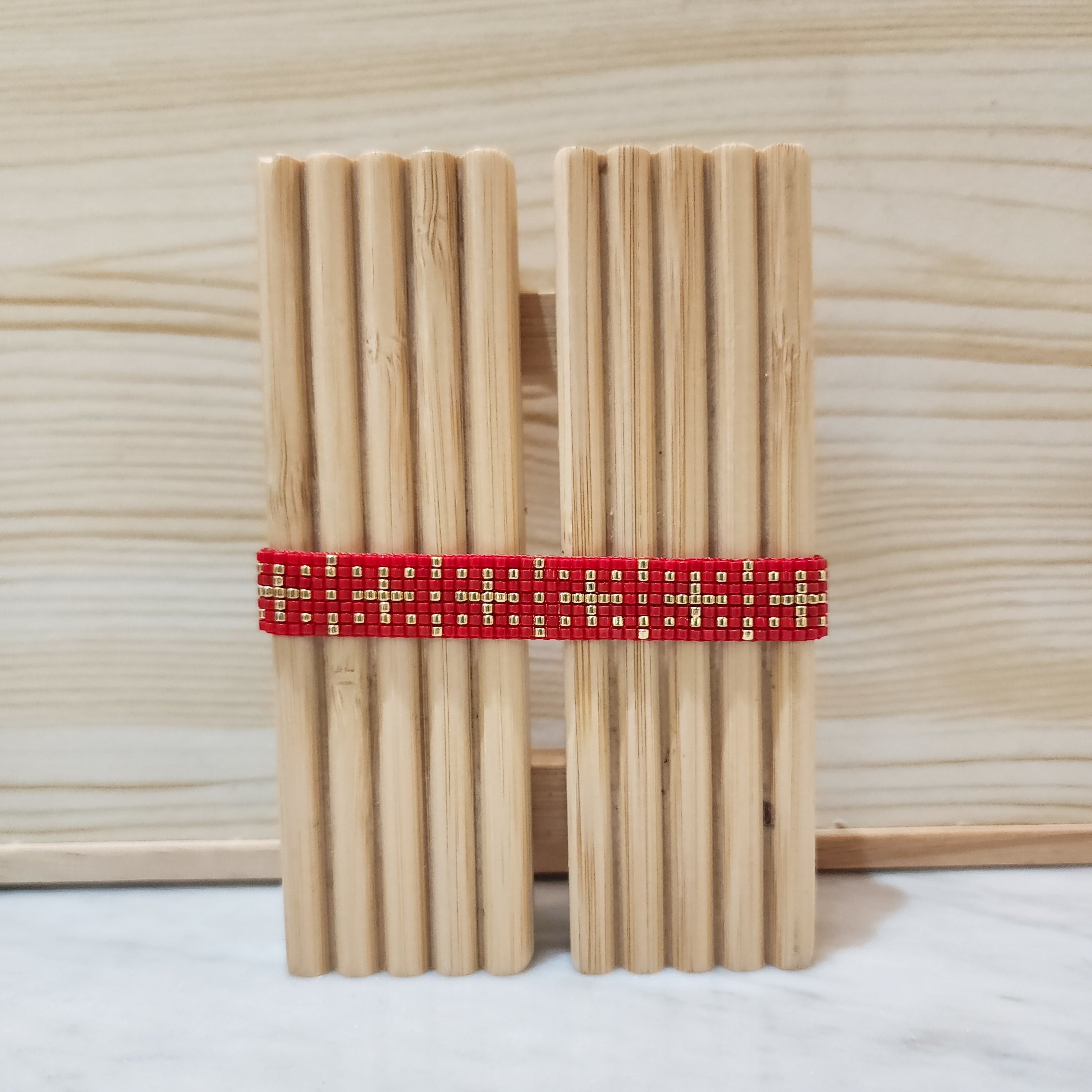 Pulsera Natura Cruces - Cuatro a Mano