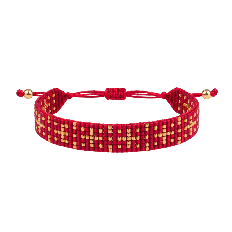 Pulsera Natura Cruces - Cuatro a Mano