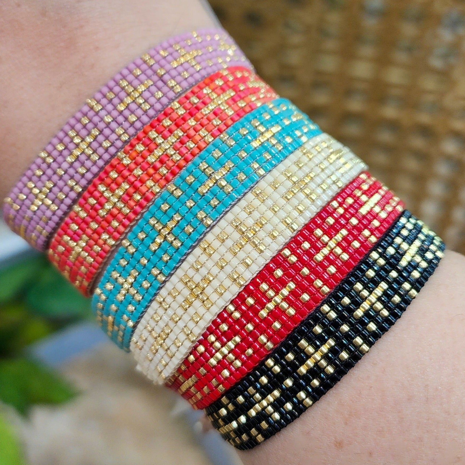 Pulsera Natura Cruces - Cuatro a Mano