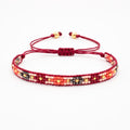 Pulsera Triple Flores - Cuatro a Mano