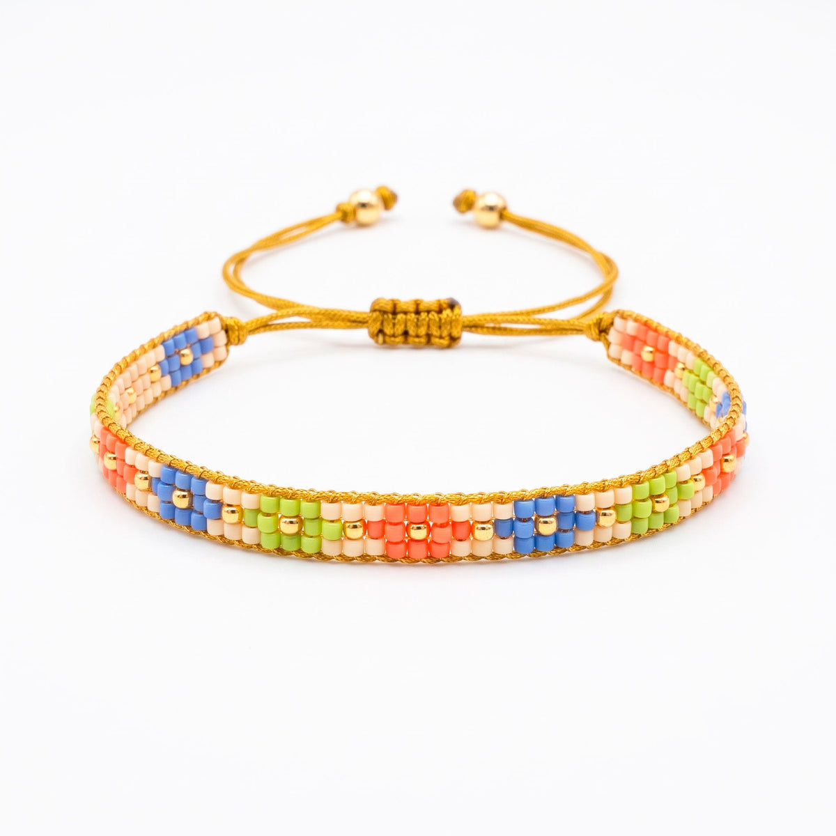 Pulsera Triple Flores - Cuatro a Mano