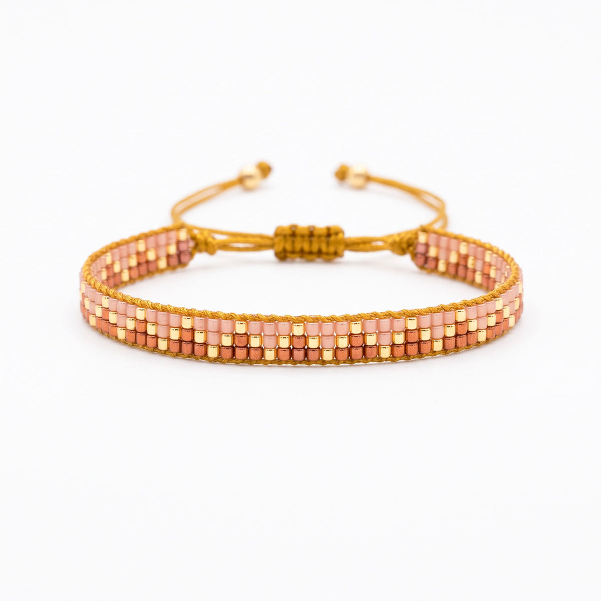 Pulsera Triple Piramides - Cuatro a Mano