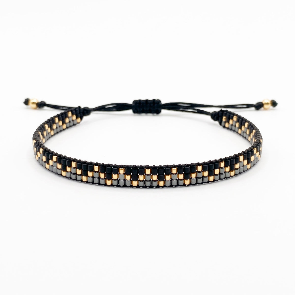 Pulsera Triple Piramides - Cuatro a Mano