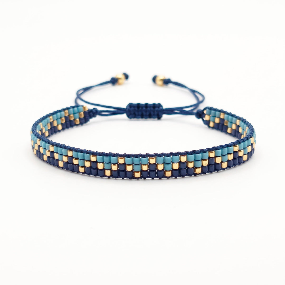 Pulsera Triple Piramides - Cuatro a Mano