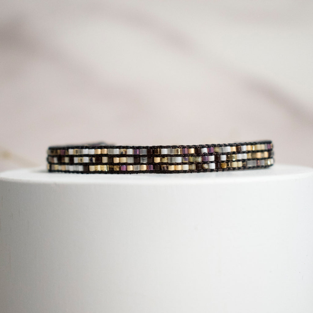 Pulsera 3 Líneas Tuttifruti - Cuatro a Mano