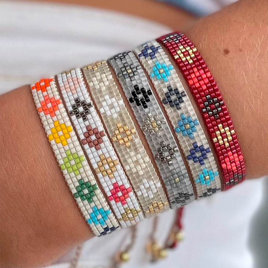 Pulsera Quintuple Estrellas - Cuatro a Mano