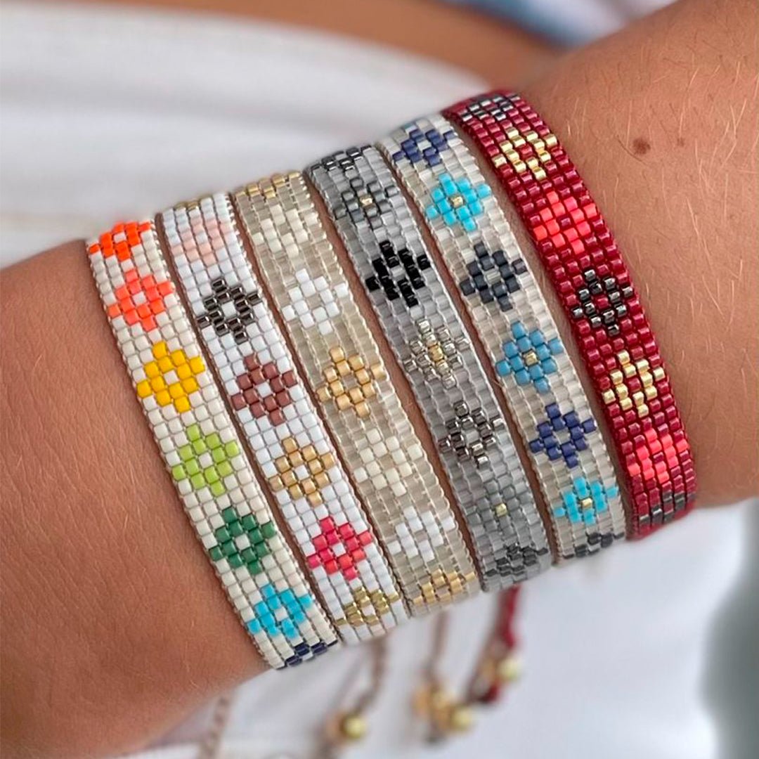 Pulsera Quintuple Estrellas - Cuatro a Mano