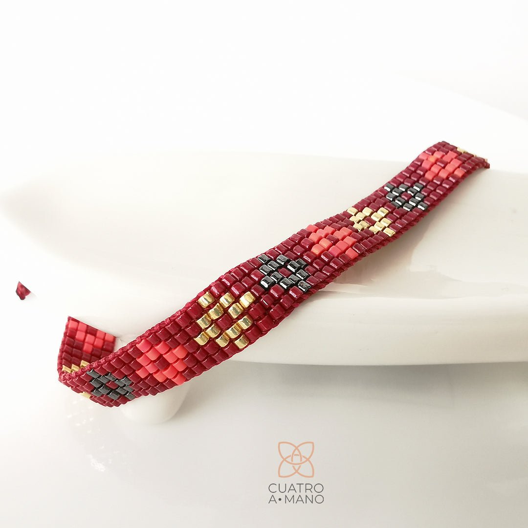 Pulsera Quintuple Estrellas - Cuatro a Mano