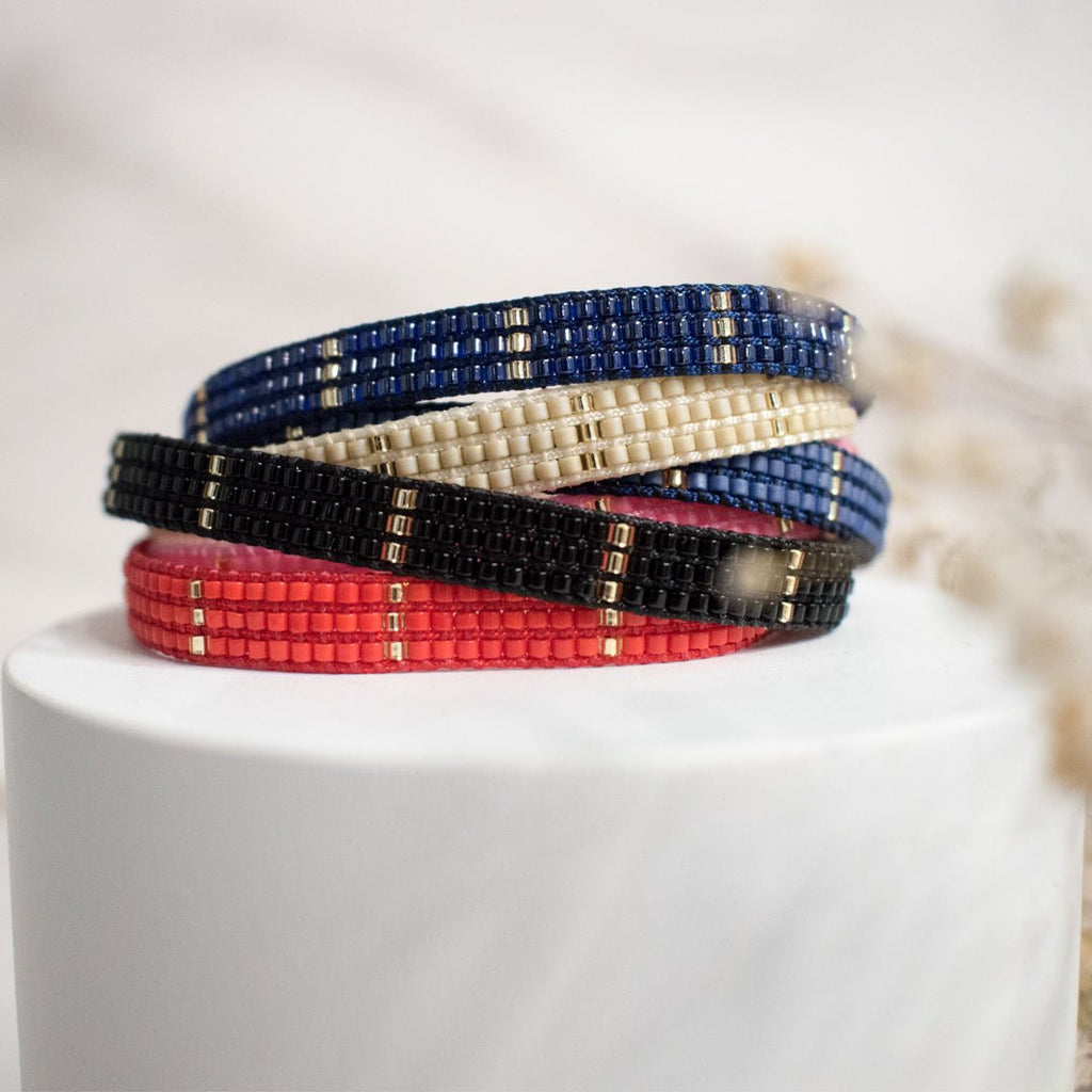 Pulsera Triple Lisa - Cuatro a Mano